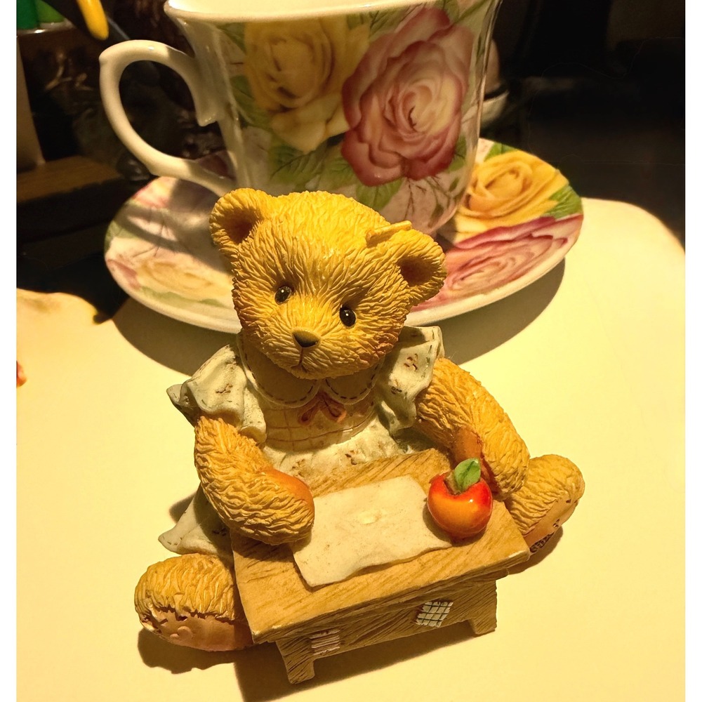 Cherished Teddies Linda Figurine School Student Bear 156426